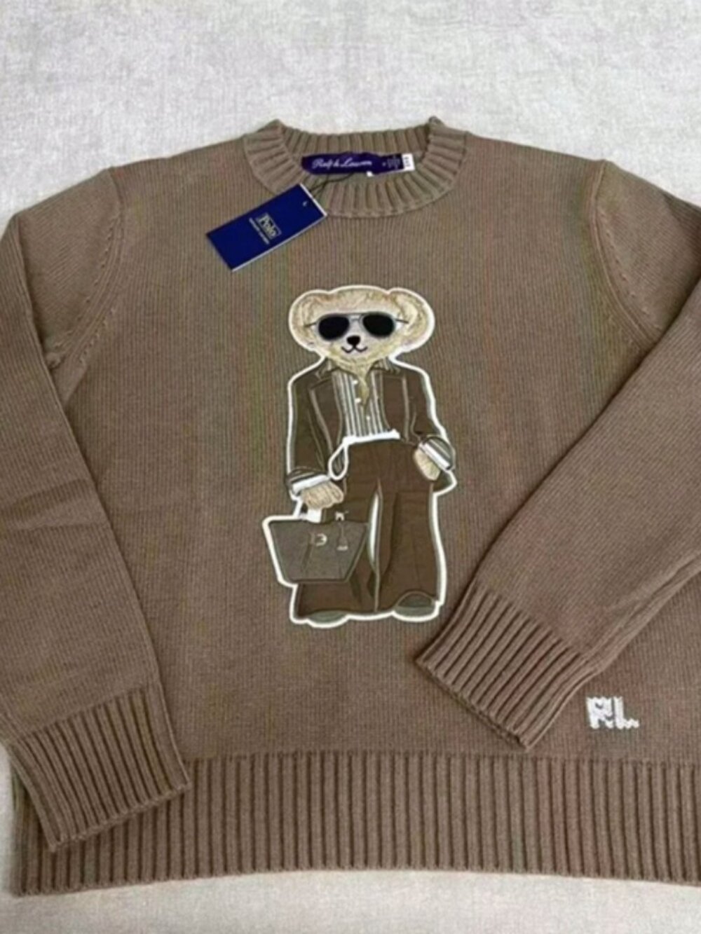 Polo Ralph Lauren Brown Polo Bear Sweater